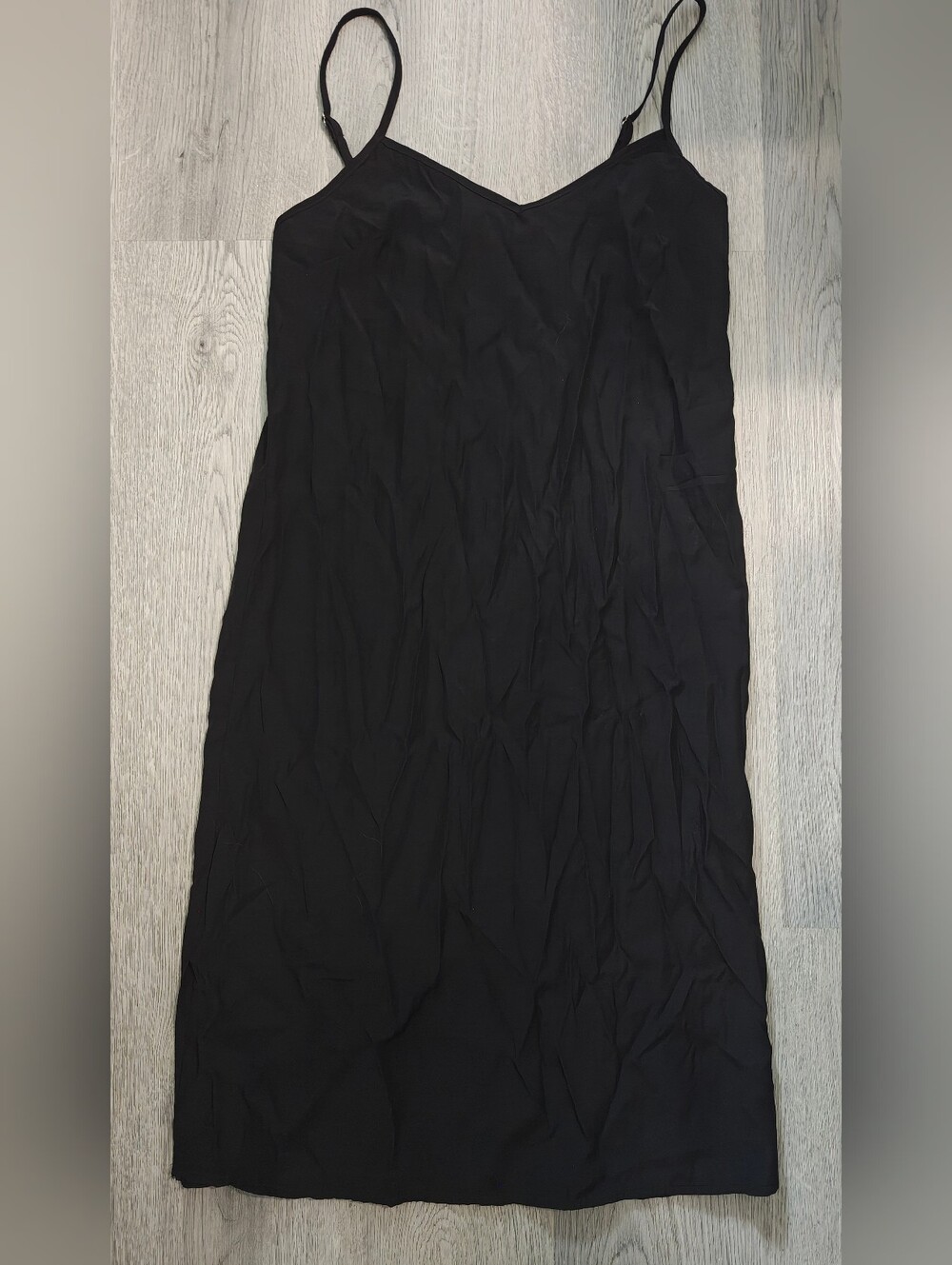 Urban Outfitters Black Slip Dress XS Viscose Made in USA 90s Grunge